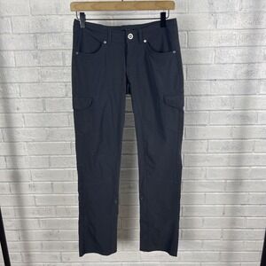 Kuhl Freeflex Roll Up Cargo Pants Womens Size 0 Reg Gray Gorpcore Hiking
